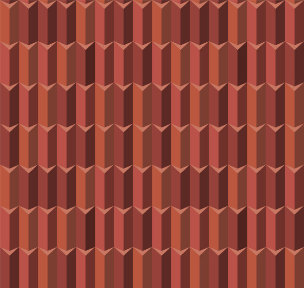 无缝的瓦屋顶。重复陶瓷屋顶的纹理图案。粘土瓦质地的房屋覆盖物。带状疱疹插图图片下载