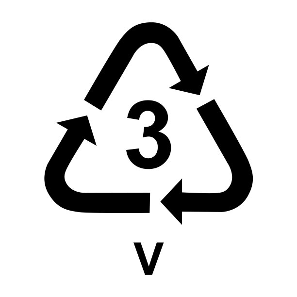 塑料符号生态回收标志孤立上图片下载