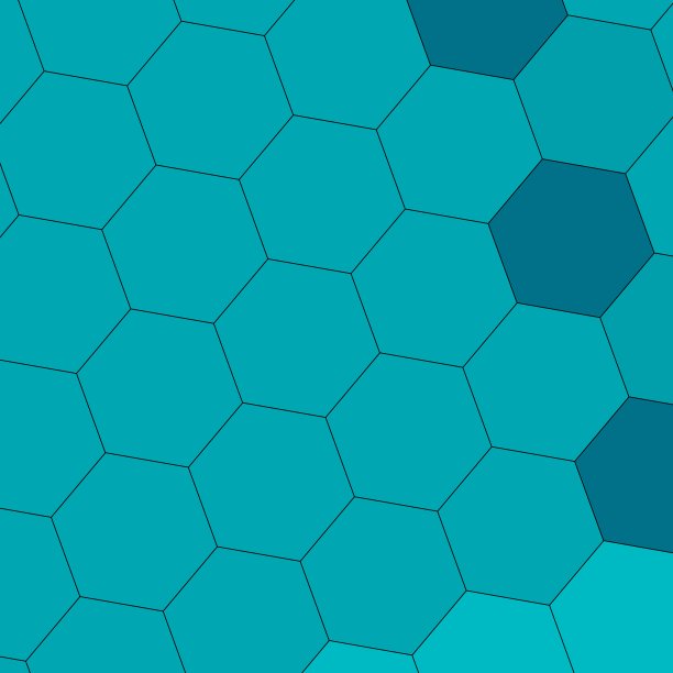 几何六边形墙纹理背景多色蜂窝图案墙纸图片下载