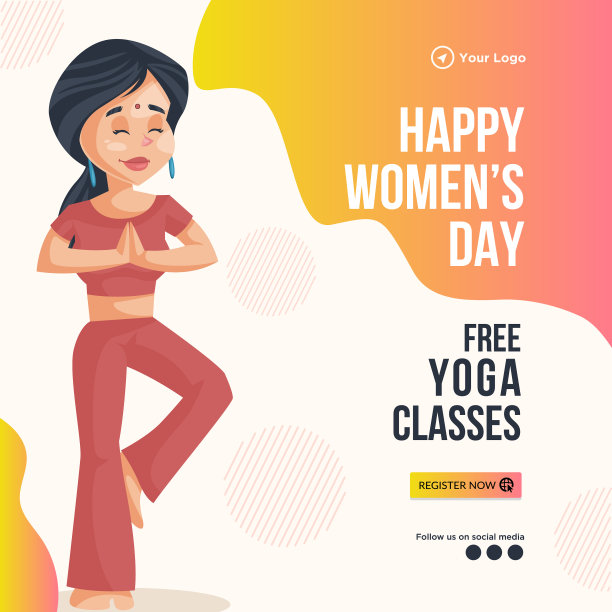 妇女节快乐的横幅设计图片下载