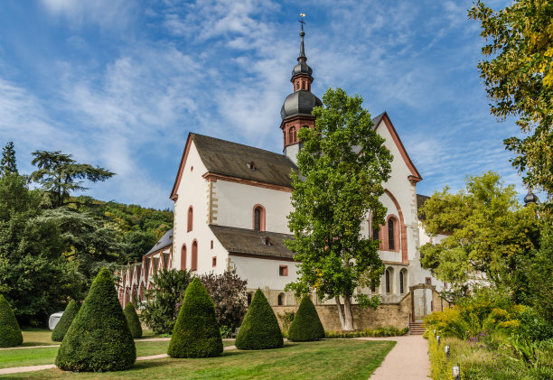 莱茵高的埃伯巴赫修道院图片下载