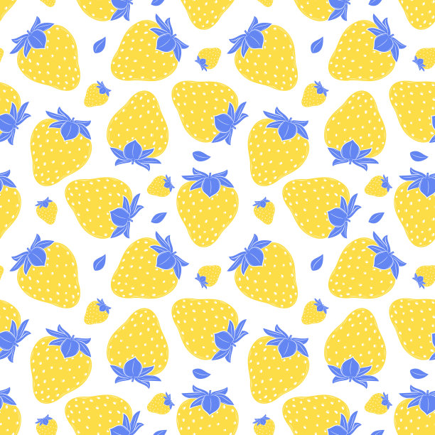 草莓无缝图案图片下载