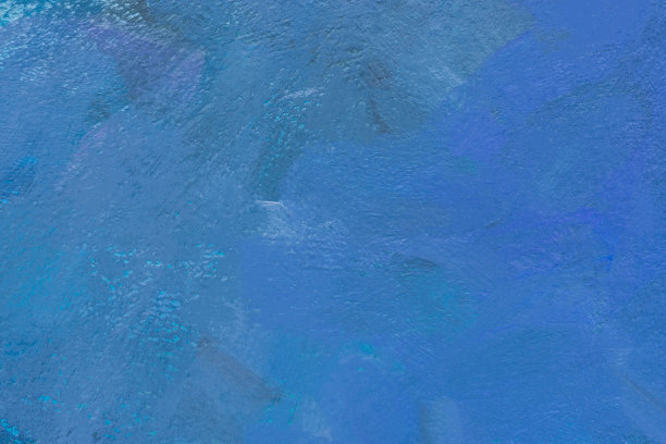 蓝色背景油画。美丽的笔触特写。图片下载