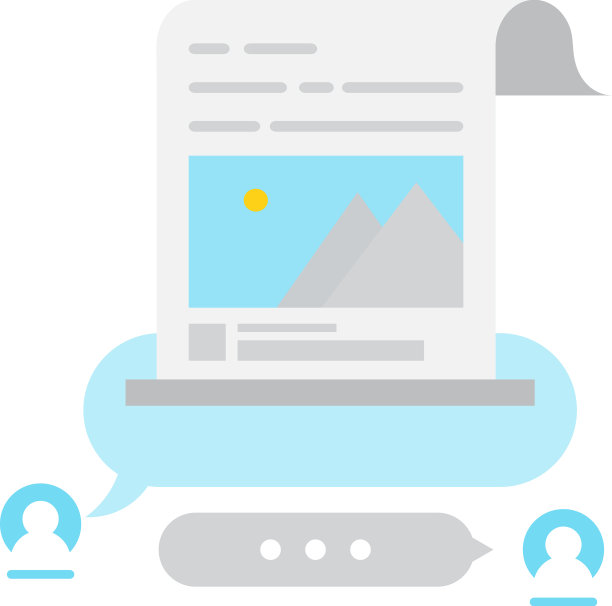 消息聊天在线对话平面图标图片下载