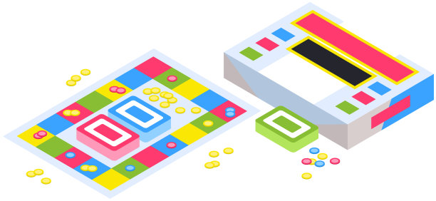 桌上游戏用纸牌玩筹码垄断图片下载