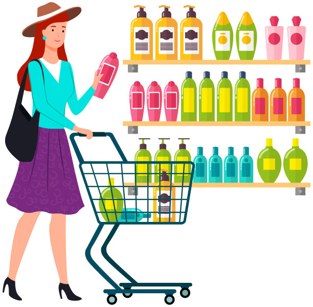 人们购物，选择商品，购买商品图片下载