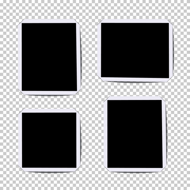一套相框放置在古董照片图片下载