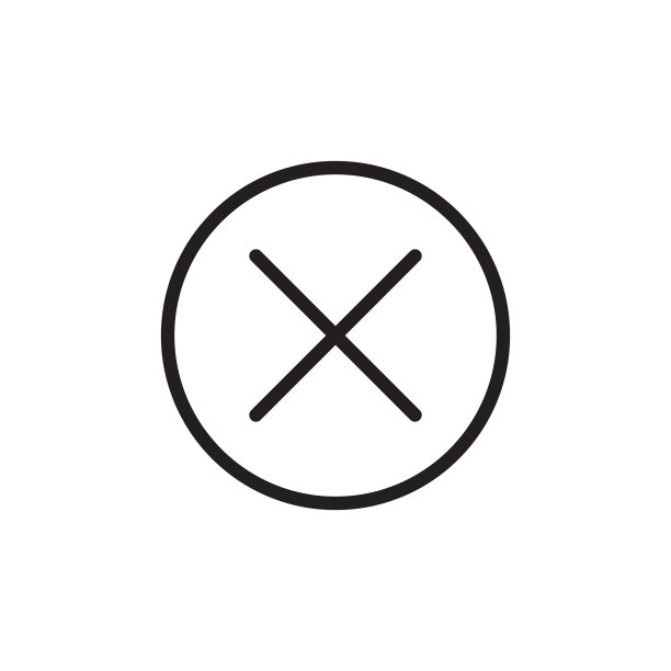 取消标志图标标志符号设计图片下载