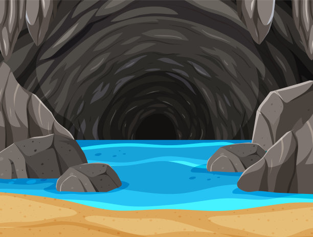 地下洞洞场景图片下载