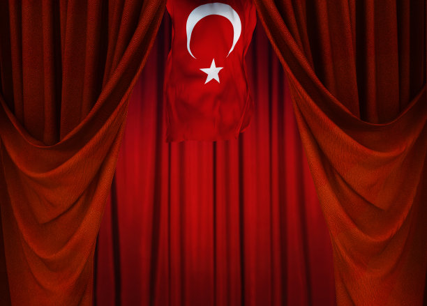 土耳其，土耳其国家和土耳其国旗- 3D渲染图片下载