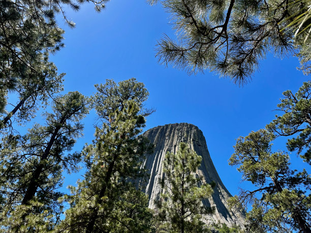 魔鬼塔国家纪念碑(怀俄明州)图片下载