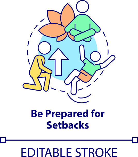 为挫折做好准备概念图标图片下载