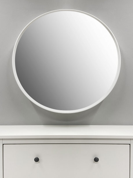 带修整器的镜子(有裁剪路径的镜框)图片下载