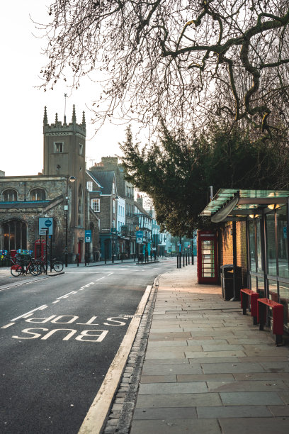 英国剑桥市的街景图片下载