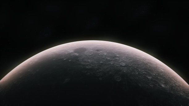 外太空的月球图片下载