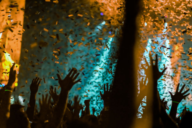 音乐节的人群图片下载