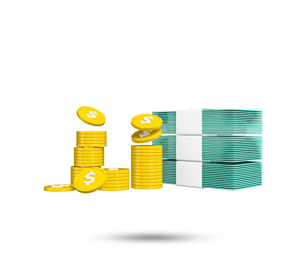 金钱和现金束图标图片下载