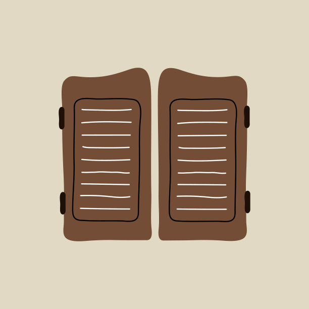 狂野西部元素在现代风格的平线风格图片下载