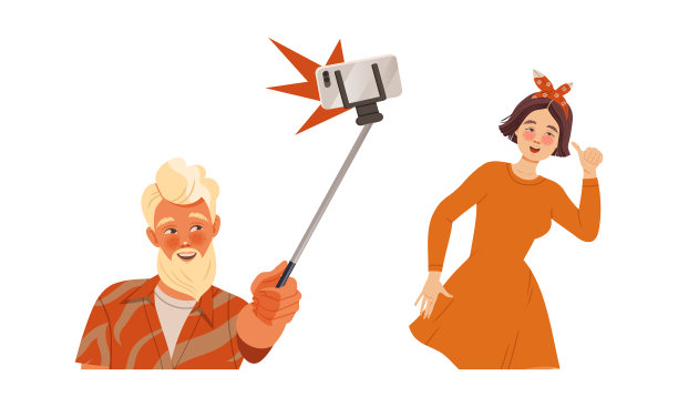 穿着时髦服装的人造就了潮人图片下载