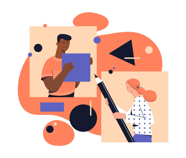 同事人物交流图片下载