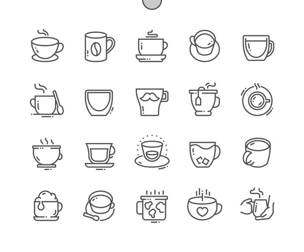 马克杯茶和咖啡杯热卡布奇诺图片下载