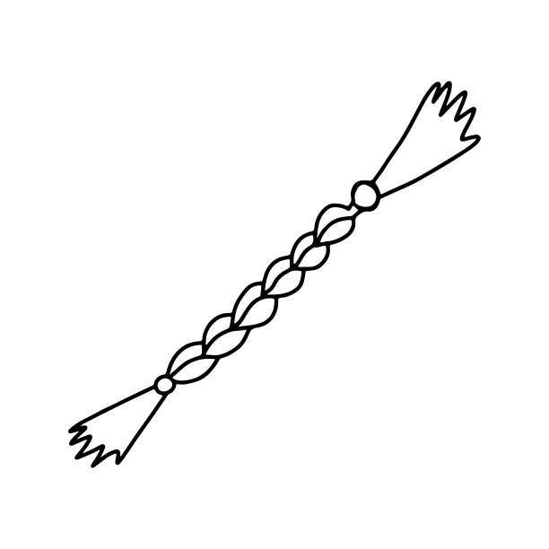 黑白卡通手绘狗玩具矢量插图孤立在白色背景。家庭宠物用品的概念。小狗训练设备，配件，食物，零食。图片下载