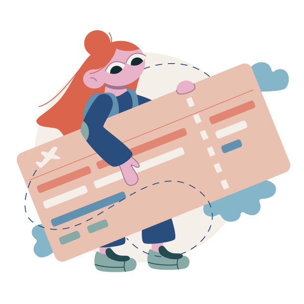 平面卡通女人在图片下载