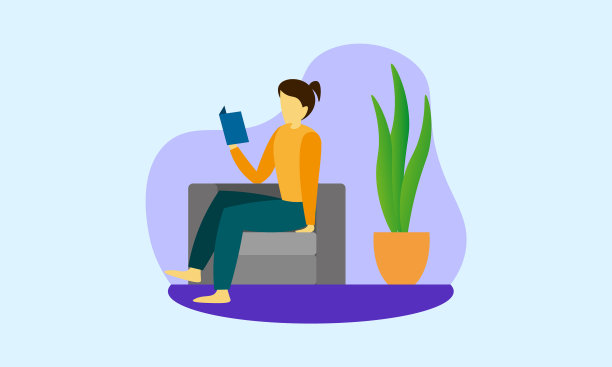 女人读书的概念图片下载