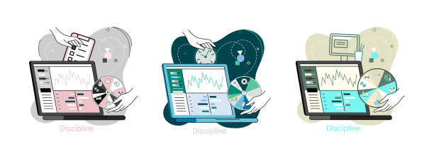 学科概念图标时间管理工作图片下载