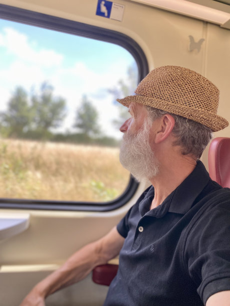 乘火车旅行的人图片下载