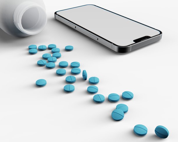 3D渲染处方药药片。库存图片图片下载