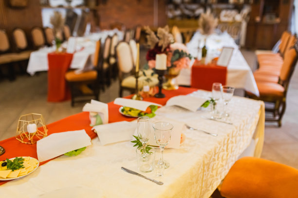 餐厅婚礼装饰。婚礼图片下载
