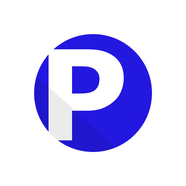 停车场的圆形图标图片下载