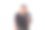 满脸胡须、身穿黑色t恤的亚洲男子满意地站在手机前，微笑着向相机推荐小工具或移动应用程序。室内工作室拍摄孤立的白色背景图片下载