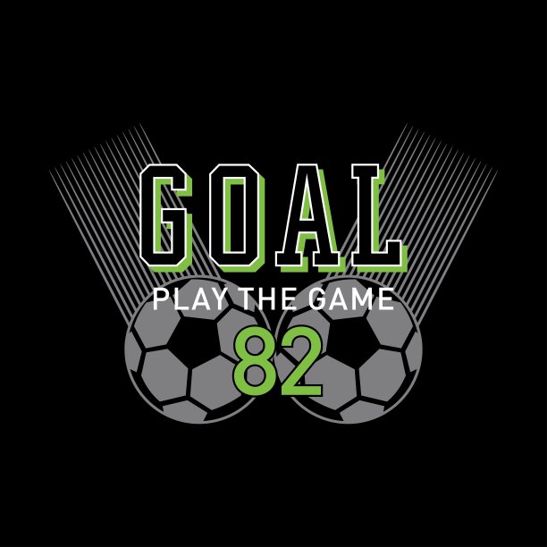 足球运动排版，t恤图形，向量。图片下载