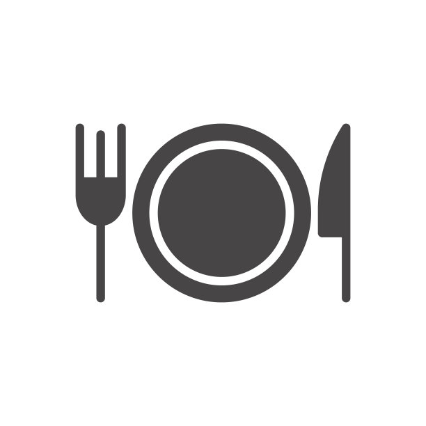 餐具高级图标标志符号图片下载