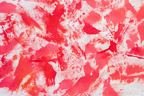 抽象的红色水彩画纸底色纹理图片下载