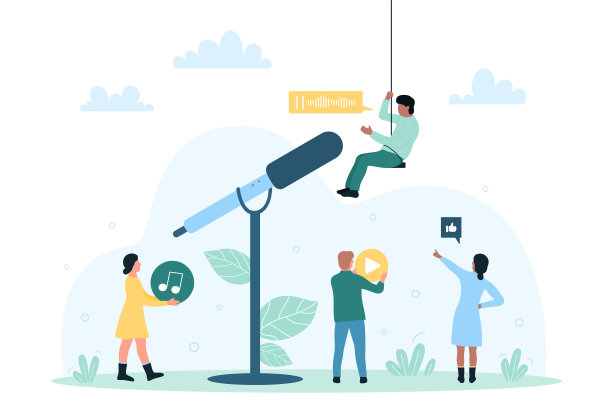 在线广播播客制作、音乐节目、采访、现场直播图片下载