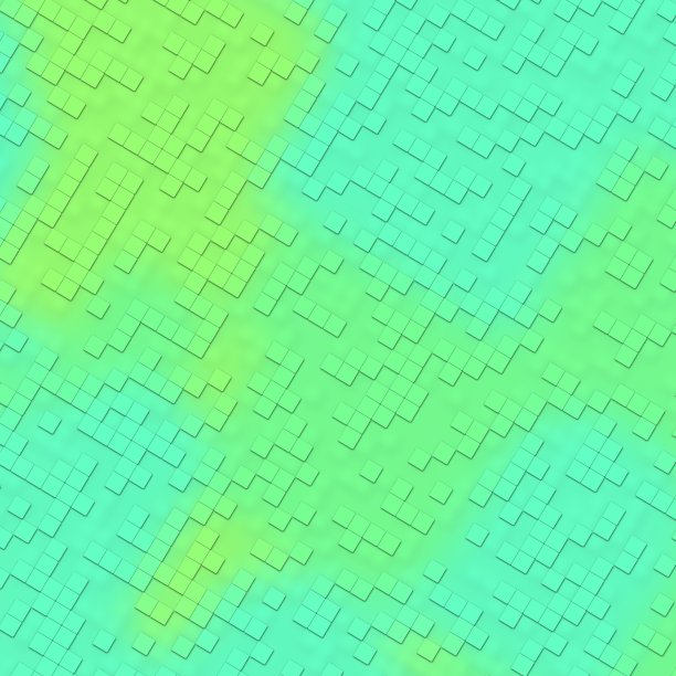 抽象的多色低聚马赛克正方形瓷砖风格的背景明亮的几何瓷砖想象的分形模糊的彩色背景图片下载