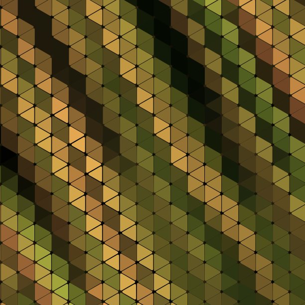 摘要复古艺术低多边形三角形带几何网格网格图案在梯度镶嵌背景图片下载