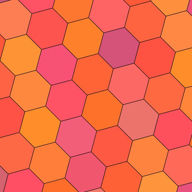 几何六边形墙纹理背景多色蜂窝图案墙纸图片下载