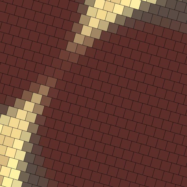 彩色调色板砖墙纹理背景与几何装饰插图Offset quadads网格图案生成艺术背景设计图片下载