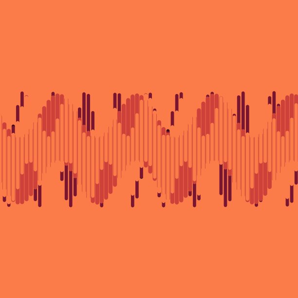 声波在黑色HUD图形图表或波形多彩色多竖线或条形背景金融业务统计的概念图片下载