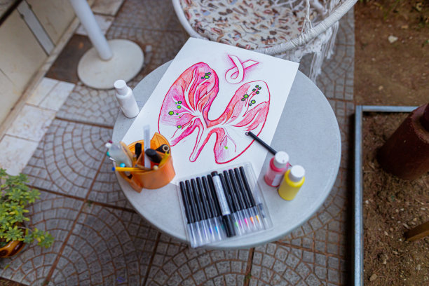 癌症宣传月的艺术项目图片下载