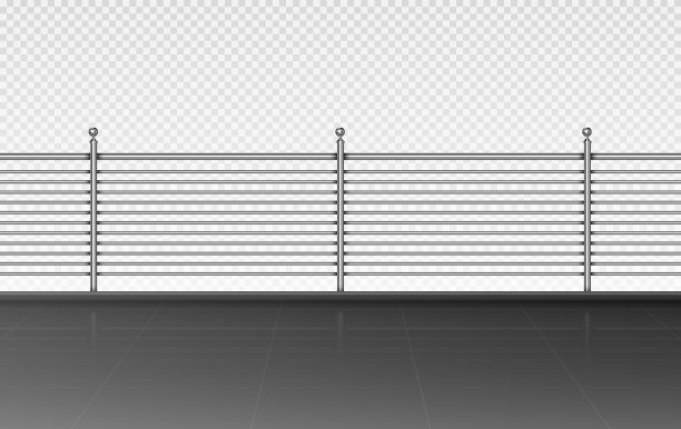空旷的现代阳台或露台孤立在图片下载
