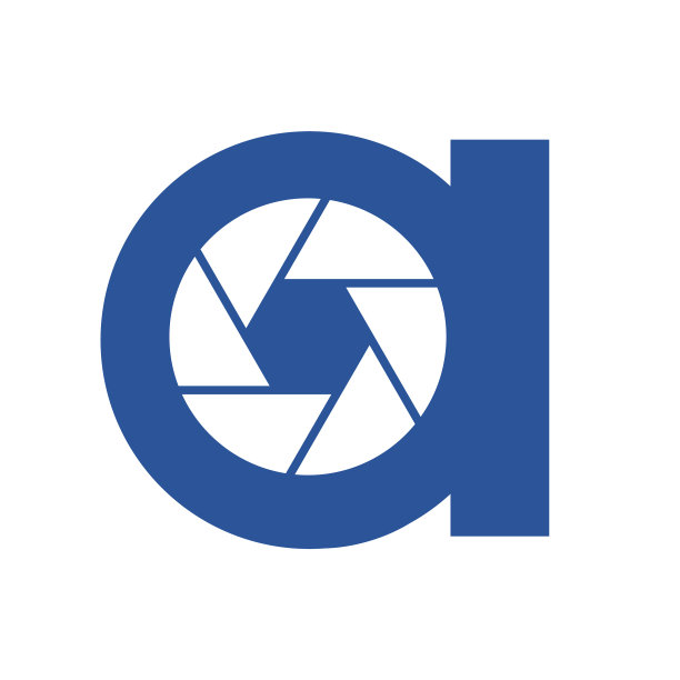 首字母一个摄影标志相机镜头图片下载