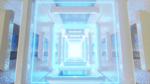 白色瓷砖与明亮的夜晚图片下载