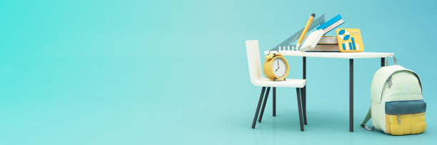 带着学校用品和设备回到学校。图片下载