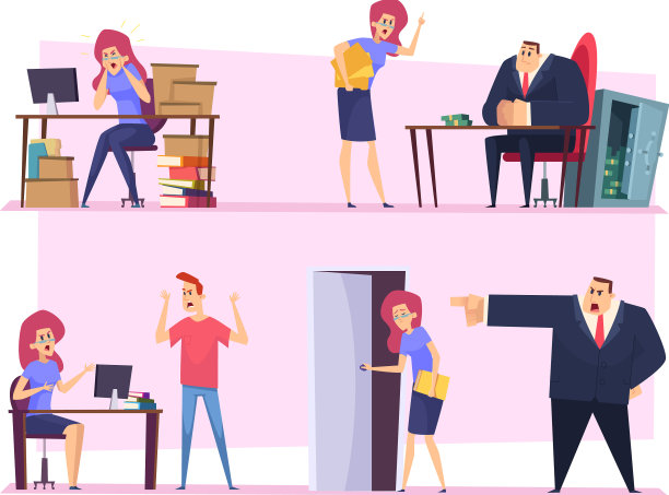 职业倦怠的工作商务经理员工懒惰的工作图片下载