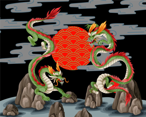 龙山孤立的东方潮流图片下载